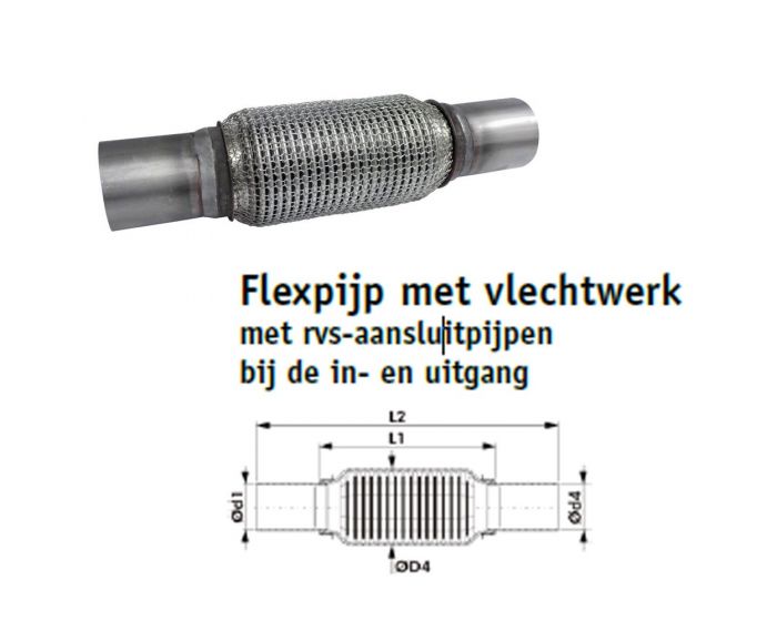 Pièce-flexible-Softflex-60,7-60-mm-/-310-mm